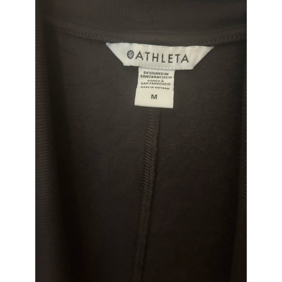 Women's Athleta Truffle Brown Pranayama Restore Rib Wrap Cardigan M - Picture 7 of 10